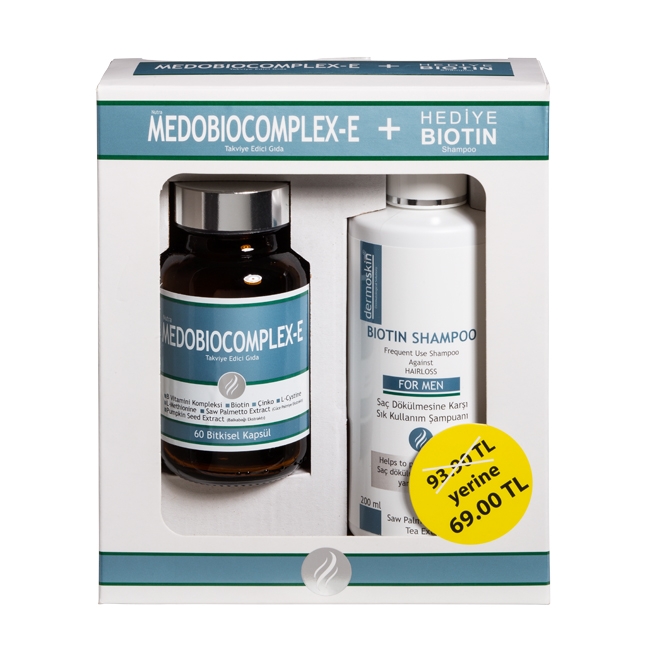 Medobiocomplex K / E Kapsül + Biotin Şampuan li